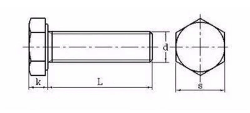 aluminum hex head bolt 1