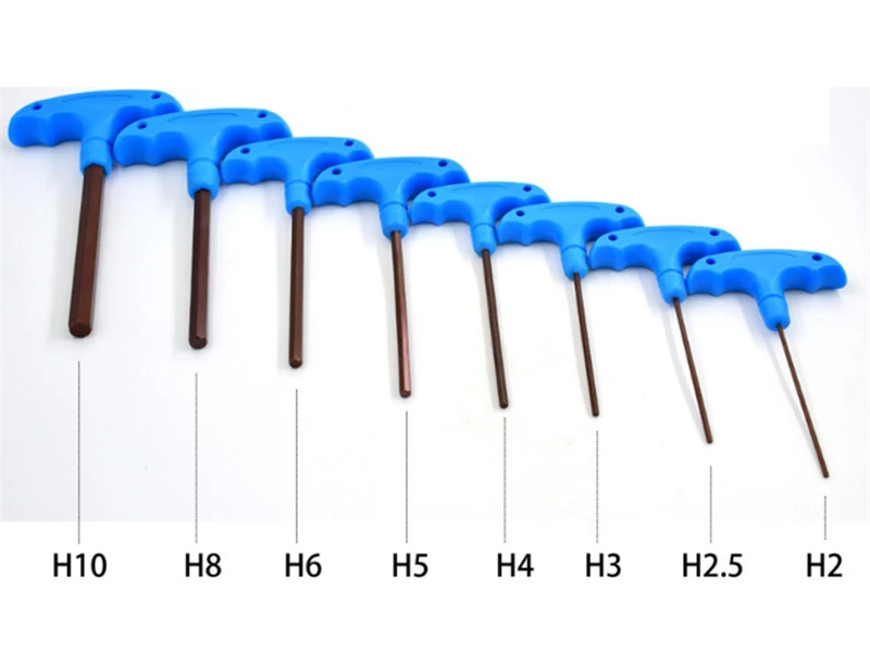 T-shape Plastic handle hex wrench 1