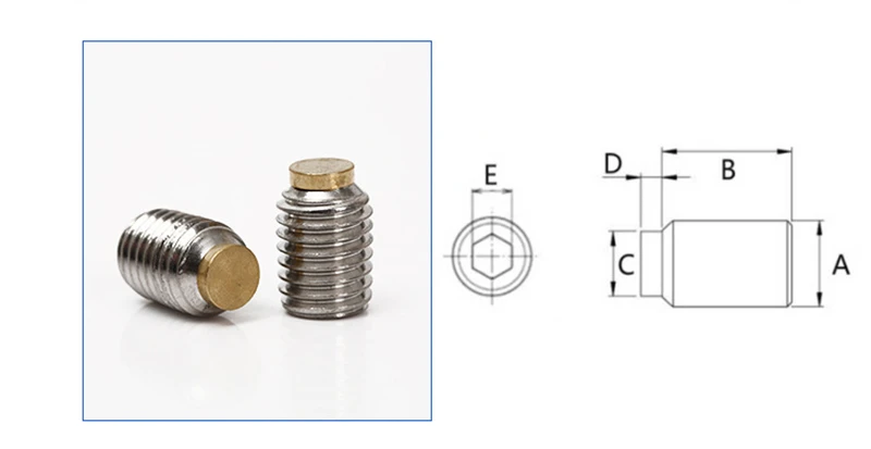 brass tip set screw 7