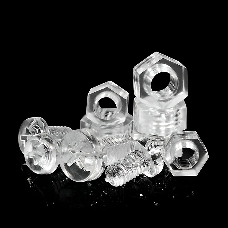 transparent PC plastic screw 7