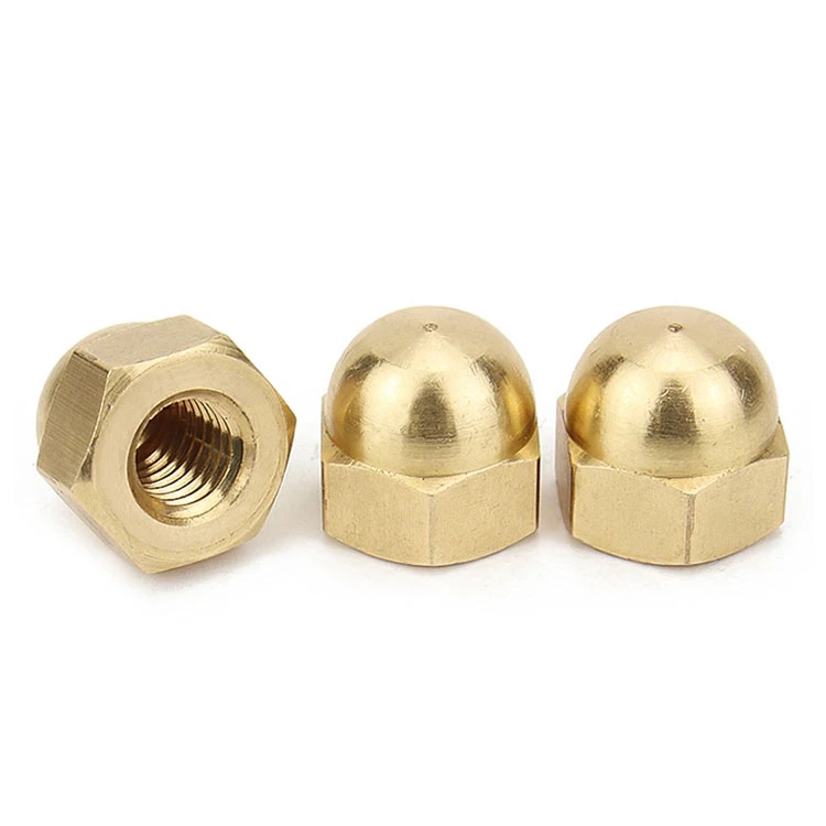 Brass cap nut 4