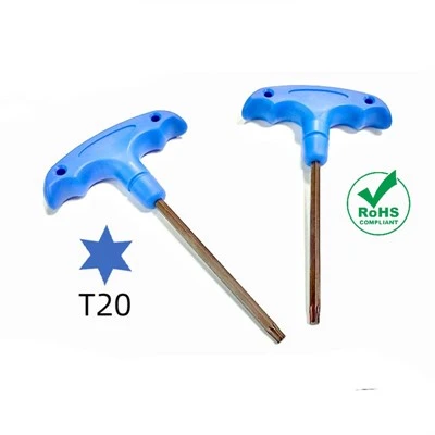 Torx гаечен ключ с пластмасова T дръжка
